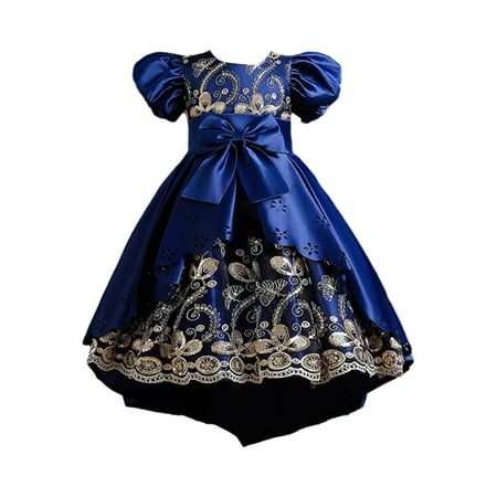 Edvintorg 2-12Years Bow Baby Princess Dress Clearance Casual Little Girls Vintage Bubble Sleeve Bowknot Flower Birthday Dress Kids Dresses For Girls
Edvintorg 2-12Years Bow Baby Princess Dress Clearance Casual Little Girls Vintage Bubble Sleeve Bowknot Flower Birthday Dress Kids Dresses For Girls