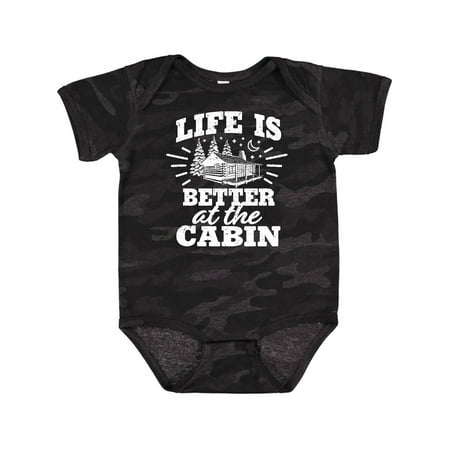Inktastic Life is Better at The Cabin with Trees and Moon Gift Baby Boy or Baby Girl Bodysuit
Inktastic Life is Better at The Cabin with Trees and Moon Gift Baby Boy or Baby Girl Bodysuit