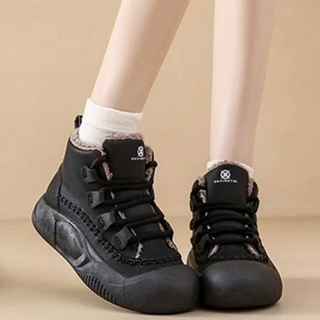 Comfortable Shoes for Women Tawop Black Thick Soled Winter New Casual Student Plus Fleece Thick Soled High Top Cotton Shoes Ladies Cotton Shoes 40(Us:7.5)
Comfortable Shoes for Women Tawop Black Thick Soled Winter New Casual Student Plus Fleece Thick Soled High Top Cotton Shoes Ladies Cotton Shoes 40(Us:7.5)