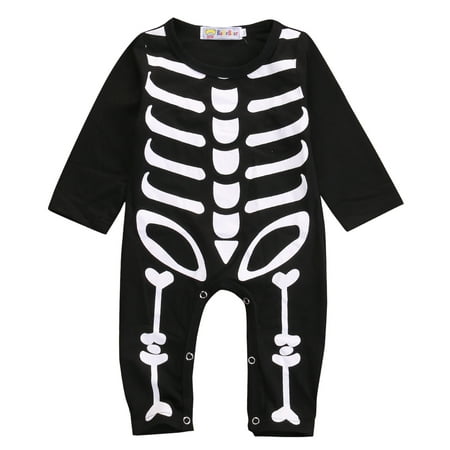 Mioliknya Newborn Boy Clothes Halloween Baby Boy Girl Outfit Long Sleeve Romper Black Printing Romper
Mioliknya Newborn Boy Clothes Halloween Baby Boy Girl Outfit Long Sleeve Romper Black Printing Romper
