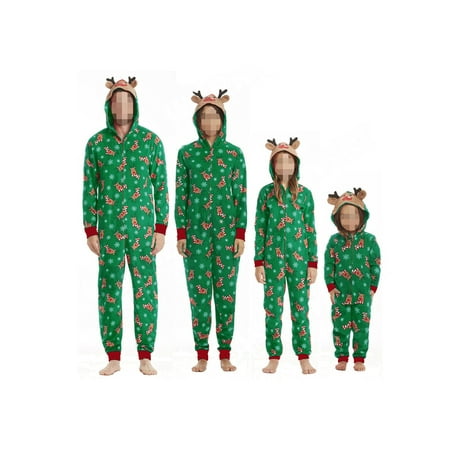 EYIIYE Family Matching Christmas Pajamas Set Deer Print Long Sleeve Hoodie Jumpsuit Holiday Sleepwear Pjs Nightwear Outfit
EYIIYE Family Matching Christmas Pajamas Set Deer Print Long Sleeve Hoodie Jumpsuit Holiday Sleepwear Pjs Nightwear Outfit