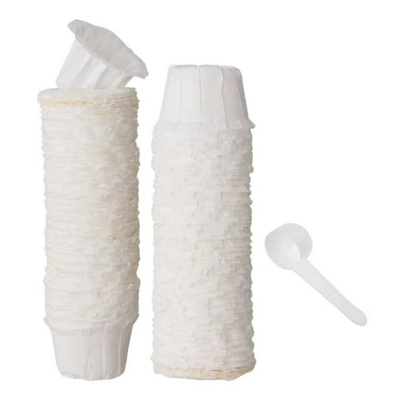 150 Pcs Disposable Paper Filters Cups Replacement Parts K-Cup Filters for K-Cup Coffee Filters with Spoon
150 Pcs Disposable Paper Filters Cups Replacement Parts K-Cup Filters for K-Cup Coffee Filters with Spoon