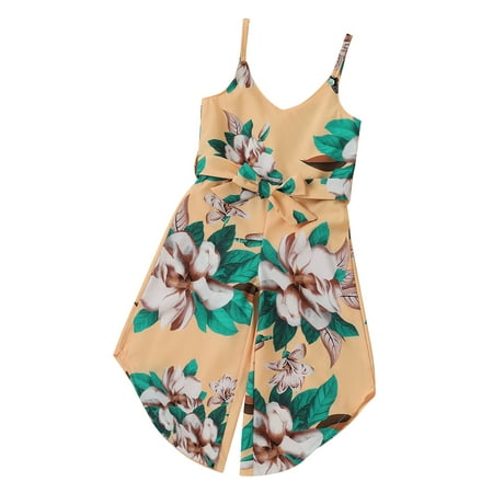 ZIYIXIN Summer Lovely Kids Girls Jumpsuits Pants Flowers Printed Strap Sleeveless V Neck Waistband Playsuit Yellow 2-3 Years
ZIYIXIN Summer Lovely Kids Girls Jumpsuits Pants Flowers Printed Strap Sleeveless V Neck Waistband Playsuit Yellow 2-3 Years