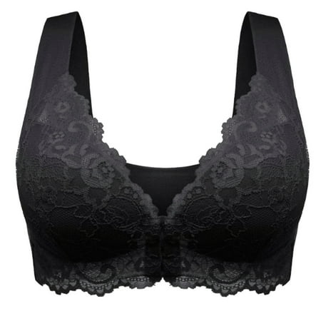 DORKASM Womens Underwire Full Coverage Bra Front Closure Bras Padded Plunge Bras 80B Black
DORKASM Womens Underwire Full Coverage Bra Front Closure Bras Padded Plunge Bras 80B Black