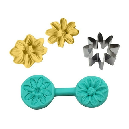 Huilaibazo Flower Sugar Art Mold Silicone Molds Cake Handmade Baking Tools DIY Tool
