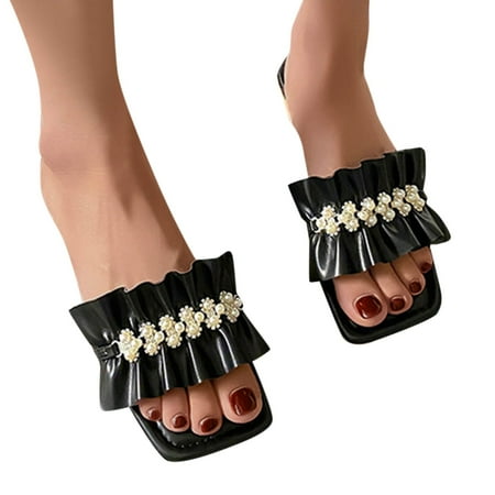 Alueeu Women s slipper Fashion Womens Breathable Lace Up Shoes Flats Casual Sandals