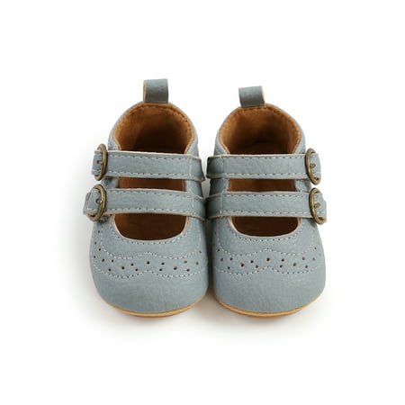 Ritualay Newborn Crib Shoes Comfort Princess Dress Shoe First Walkers Flats Lightweight Double Buckle Birthday Party Prewalker Blue 5C
Ritualay Newborn Crib Shoes Comfort Princess Dress Shoe First Walkers Flats Lightweight Double Buckle Birthday Party Prewalker Blue 5C
