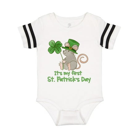 Inktastic It s My 1st St. Patrick s Day Cute Mouse with Clover Gift Baby Boy or Baby Girl Bodysuit
Inktastic It s My 1st St. Patrick s Day Cute Mouse with Clover Gift Baby Boy or Baby Girl Bodysuit