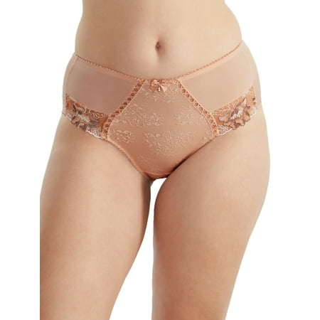 Pour Moi Womens Sofia Embroidered High-Waist Brief Style-3834