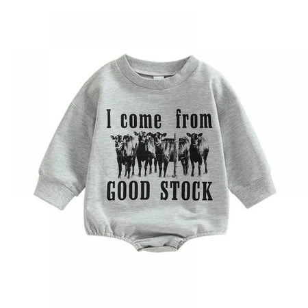 SYNPOS Infant Baby Boy Girl Clothing Fall Long Sleeve Sweatshirt Romper Bodysuit Cow Print Onesie Outfit Cute Clothes 0-12 Months
SYNPOS Infant Baby Boy Girl Clothing Fall Long Sleeve Sweatshirt Romper Bodysuit Cow Print Onesie Outfit Cute Clothes 0-12 Months