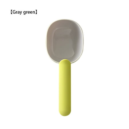 1pc Kitchen Rice Spoon Paddle Long Handle Scoop Cup Food Snack Bag Clamp Plastic