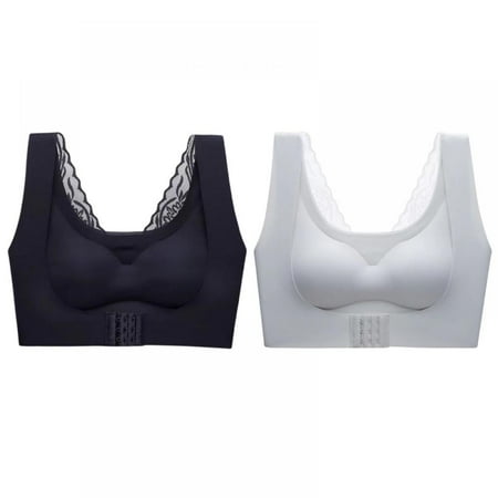 Women s Beauty Back Full Figure Wirefree Smoothing Bra - Front Closure 5D Shaping Push up Bra Seamless Beauty Back Comfy Underwear M-4XL(2-Packs)
Women s Beauty Back Full Figure Wirefree Smoothing Bra - Front Closure 5D Shaping Push up Bra Seamless Beauty Back Comfy Underwear M-4XL(2-Packs)