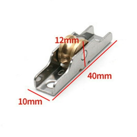 Old-Fashioned Sliding Shutter Pulley Screen Shutter Stainless Steel Copper Wheel