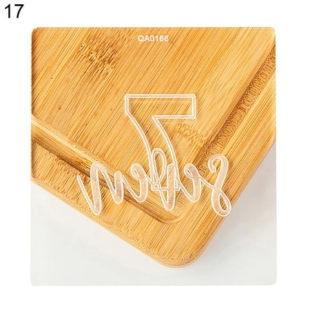 benbor Fondant Stamp Non Stick Easy to Demold Plastic Number Letter Reverse DIY Cookie Embosser Baking Accessories
benbor Fondant Stamp Non Stick Easy to Demold Plastic Number Letter Reverse DIY Cookie Embosser Baking Accessories