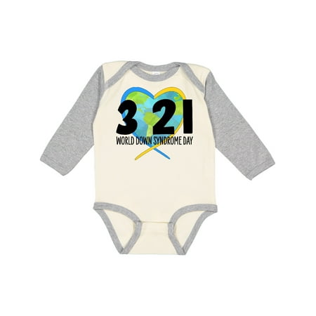 Inktastic 3 21 World Down Syndrome Day Heart Shaped Earth Boys or Girls Long Sleeve Baby Bodysuit
Inktastic 3 21 World Down Syndrome Day Heart Shaped Earth Boys or Girls Long Sleeve Baby Bodysuit