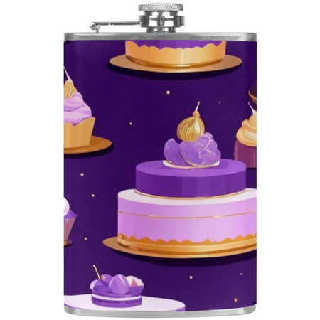 josid Food Pattern 3.6x6in Stainless Steel Small Flask Leak-Proof Stainless Steel Construction Wrapped in Premium Two-Layer Leather Nano-Printed Design 227ml Capacity
josid Food Pattern 3.6x6in Stainless Steel Small Flask Leak-Proof Stainless Steel Construction Wrapped in Premium Two-Layer Leather Nano-Printed Design 227ml Capacity