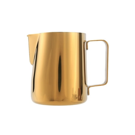 12Oz Cups Stainless Steel Coffee Milk Frothing Pitcher Perfect for Espresso Machines Milk Frothers
12Oz Cups Stainless Steel Coffee Milk Frothing Pitcher Perfect for Espresso Machines Milk Frothers