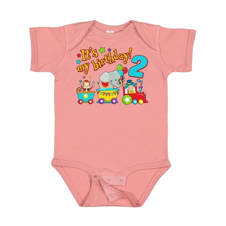 Inktastic Its My Birthday- Circus Train 2nd Birthday Gift Baby Boy or Baby Girl Bodysuit
Inktastic Its My Birthday- Circus Train 2nd Birthday Gift Baby Boy or Baby Girl Bodysuit
