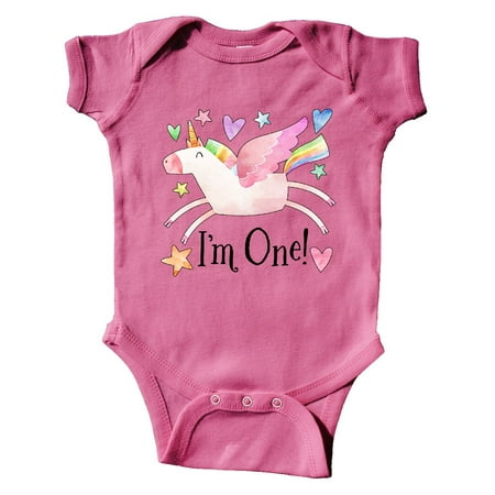 Inktastic I m 1 Cute Rainbow Unicorn with Stars and Hearts Gift Baby Boy or Baby Girl Bodysuit
Inktastic I m 1 Cute Rainbow Unicorn with Stars and Hearts Gift Baby Boy or Baby Girl Bodysuit