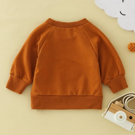 Cathalem Sweatshirt Rainbow Toddler Boys Girls Winter Long Sleeve Sweatshirt Outwear For Kids Clothes Cartoon Clothes for Boy Childrenscostume Brown 12-18 Months
Cathalem Sweatshirt Rainbow Toddler Boys Girls Winter Long Sleeve Sweatshirt Outwear For Kids Clothes Cartoon Clothes for Boy Childrenscostume Brown 12-18 Months