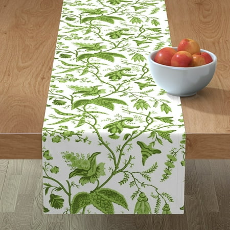 Cotton Sateen Table Runner 72 - Chinese Garden Lawn Chinoiserie Green White Vintage Print Custom Table Linens by Spoonflower
Cotton Sateen Table Runner 72 - Chinese Garden Lawn Chinoiserie Green White Vintage Print Custom Table Linens by Spoonflower