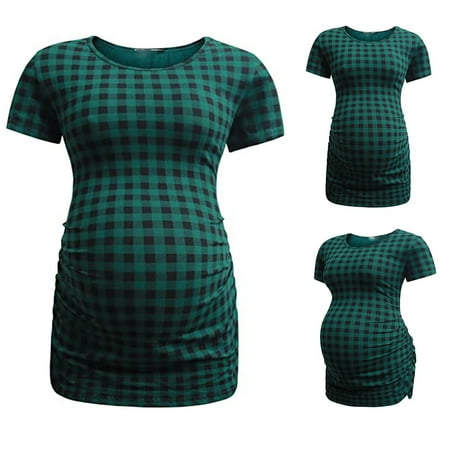 Tangnade Plus Size Maternity Dress Fashion Women Maternity Short Sleeve Print Tops Pregnancy T-shirt Clothes
Tangnade Plus Size Maternity Dress Fashion Women Maternity Short Sleeve Print Tops Pregnancy T-shirt Clothes