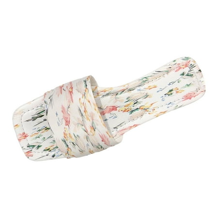 Youmylove 2023 Large Flat Bottom Slippers Summer Holiday Style Square Head Colorful Flower Printed Personalized Beach Women Slide Slippers Leisure Ladies Cozy Daily Walking
Youmylove 2023 Large Flat Bottom Slippers Summer Holiday Style Square Head Colorful Flower Printed Personalized Beach Women Slide Slippers Leisure Ladies Cozy Daily Walking