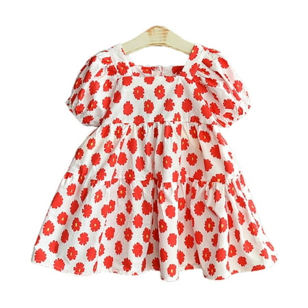 Chaoren Children Dress Flower Pattern Skin Friendly Cotton Girls Short Sleeves Dress for Summer
Chaoren Children Dress Flower Pattern Skin Friendly Cotton Girls Short Sleeves Dress for Summer
