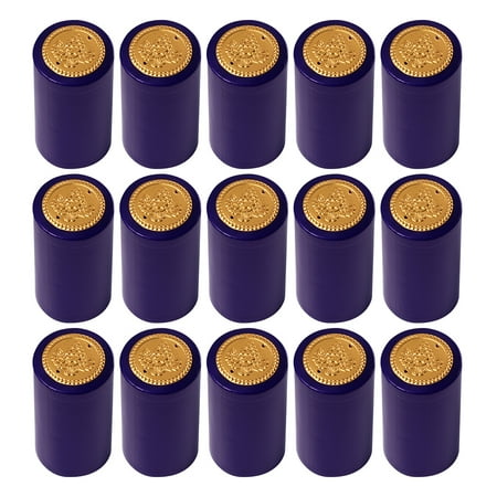 50pcs Wine Bottle Shrink Caps Heat Shrink Caps Wine Shrink Wraps for Wine Cellars Home