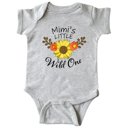 Inktastic Mimi s Little Wild 1 with Beautiful Sunflower Gift Baby Boy or Baby Girl Bodysuit
Inktastic Mimi s Little Wild 1 with Beautiful Sunflower Gift Baby Boy or Baby Girl Bodysuit
