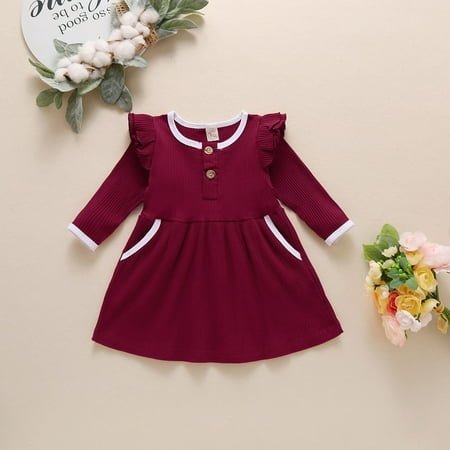 Gotyou Girl s Solid Dress Toddler Kids Linen Button Ruffle Outfit Swing Party Dress
Gotyou Girl s Solid Dress Toddler Kids Linen Button Ruffle Outfit Swing Party Dress