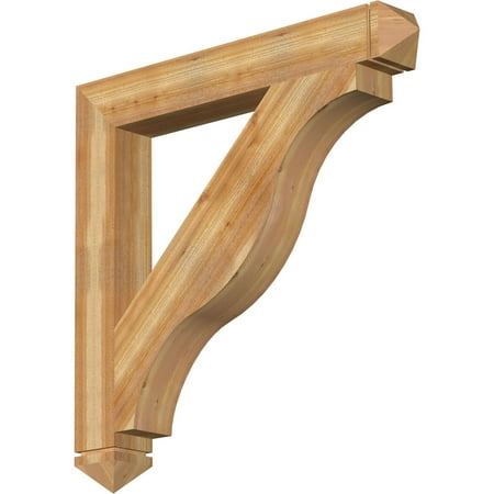 Ekena Millwork 6 W x 46 D x 46 H Funston Arts & Crafts Rough Sawn Bracket Western Red Cedar
Ekena Millwork 6 W x 46 D x 46 H Funston Arts & Crafts Rough Sawn Bracket Western Red Cedar