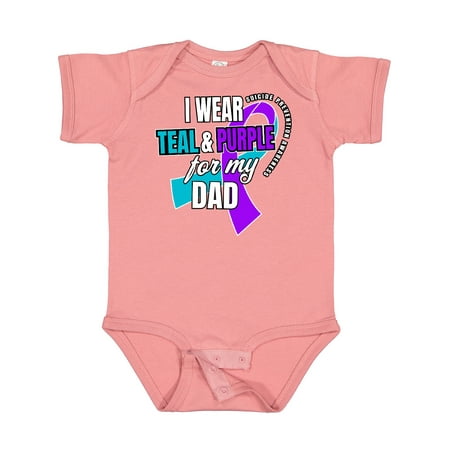 Inktastic Suicide Prevention I Wear Teal and Purple for My Dad Boys or Girls Baby Bodysuit
Inktastic Suicide Prevention I Wear Teal and Purple for My Dad Boys or Girls Baby Bodysuit