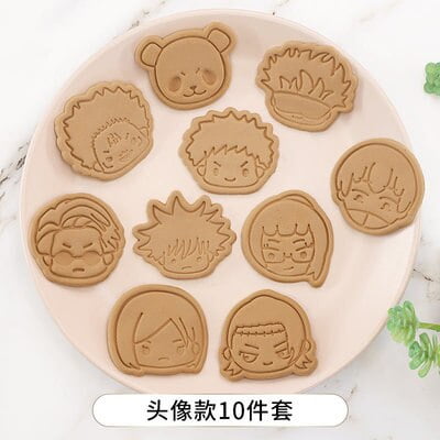 Anime Cookies Cutter Set Tools Jujutsu Kaisen Baking Press Stamp Embosser Sugar Pasty Cake Kimetsu N
Anime Cookies Cutter Set Tools Jujutsu Kaisen Baking Press Stamp Embosser Sugar Pasty Cake Kimetsu N