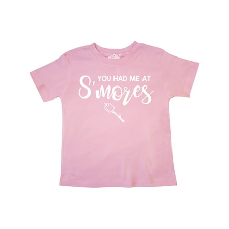 Inktastic Had Me At S mores Gift Toddler Boy or Toddler Girl T-Shirt