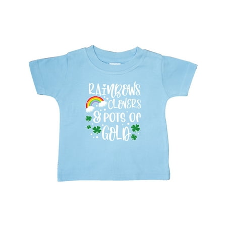 Inktastic St .Patrick s Day Rainbows Clovers & Pots of Gold Gift Baby Boy or Baby Girl T-Shirt
Inktastic St .Patrick s Day Rainbows Clovers & Pots of Gold Gift Baby Boy or Baby Girl T-Shirt