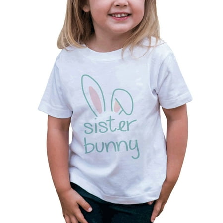 7 ate 9 Apparel Family Matching Happy Easter Shirts - Sister Bunny White T-Shirt 4T
7 ate 9 Apparel Family Matching Happy Easter Shirts - Sister Bunny White T-Shirt 4T
