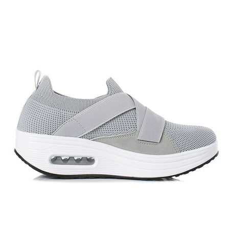 Inkach Womens Ladies Fashion Leisure Mesh Slip-On Wedges Heels Sneakers Shoes
Inkach Womens Ladies Fashion Leisure Mesh Slip-On Wedges Heels Sneakers Shoes