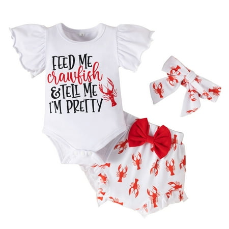 Zlekejiko Baby Boys Girls Summer Outfits Letter Pattern Short Sleeve Bodysuit Romper Tops Cartoon Shorts Pants Headband 3PCS Clothes Set
Zlekejiko Baby Boys Girls Summer Outfits Letter Pattern Short Sleeve Bodysuit Romper Tops Cartoon Shorts Pants Headband 3PCS Clothes Set