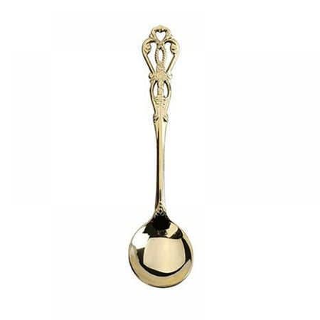 Western Tableware Hollow Carved Coffee Spoon Cake Fork Stainless Steel Retro Gift Tableware Gold
Western Tableware Hollow Carved Coffee Spoon Cake Fork Stainless Steel Retro Gift Tableware Gold