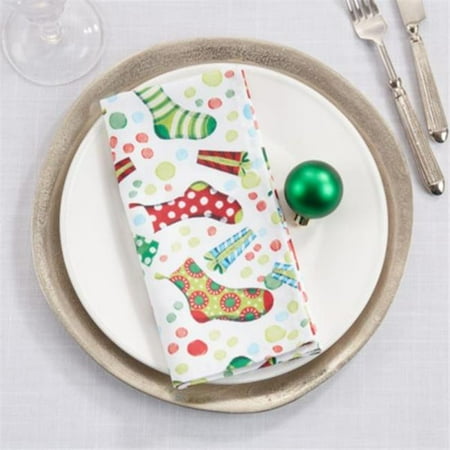 Saro Lifestyle 1228.M20S 20 x 20 in. Christmas Stockings Table Napkins Multi Color - Set of 4
Saro Lifestyle 1228.M20S 20 x 20 in. Christmas Stockings Table Napkins Multi Color - Set of 4