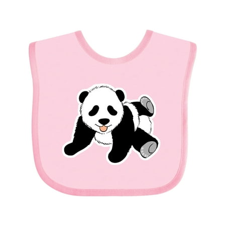 Inktastic Baby Panda Playing Gift Baby Boy or Baby Girl Bib