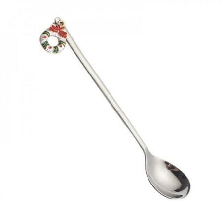 Popvcly 1Pc Christmas Spoon Christmas Stirring Spoon with Christmas Pendant Stainless Steel A8
Popvcly 1Pc Christmas Spoon Christmas Stirring Spoon with Christmas Pendant Stainless Steel A8