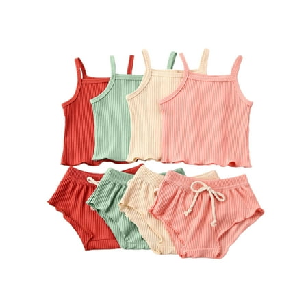 Summer Newborn Infant Baby Girls Boys Solid Vest Tops Shorts Pants Outfits Clothes 2pcs Set
Summer Newborn Infant Baby Girls Boys Solid Vest Tops Shorts Pants Outfits Clothes 2pcs Set