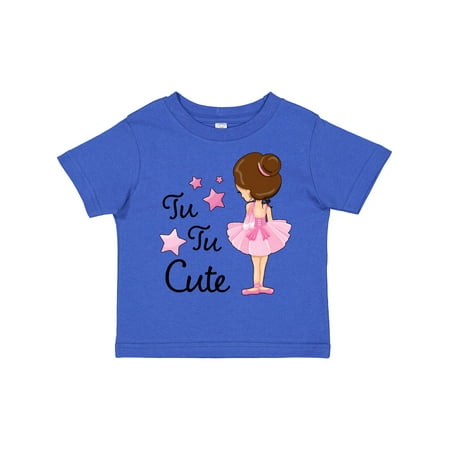 Inktastic Tu Tu Cute- Ballerina Gift Toddler Boy or Toddler Girl T-Shirt