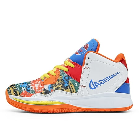 Basketball shoes for Boys girls Breathable lightweight durable lace up Mesh upper kids children Big Kids sports shoes cozy comfortable faux lined outdoors jogging
Basketball shoes for Boys girls Breathable lightweight durable lace up Mesh upper kids children Big Kids sports shoes cozy comfortable faux lined outdoors jogging