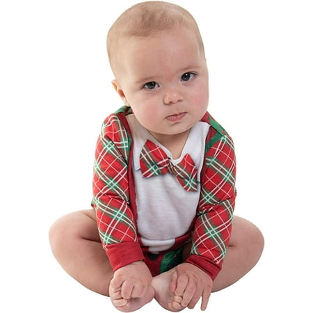 Faux Real Baby Toddler Family Ugly Christmas Sweater Long Sleeve T-Shirt Cardigan 18M