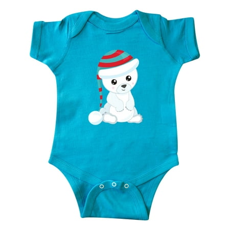 Inktastic Cute Polar Bear White Bear Bear With Hat Gift Baby Boy or Baby Girl Bodysuit 
Inktastic Cute Polar Bear White Bear Bear With Hat Gift Baby Boy or Baby Girl Bodysuit
