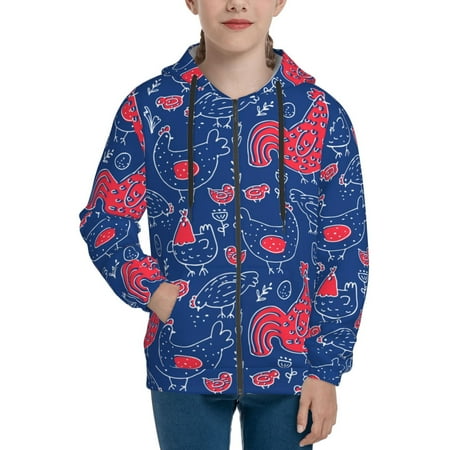 Hoodies for Women Chicken and Rooster Long Sleeve Sweatshirt Drawstring Zip Up Hoodie with Pockets Teen Girl Clothes
Hoodies for Women Chicken and Rooster Long Sleeve Sweatshirt Drawstring Zip Up Hoodie with Pockets Teen Girl Clothes