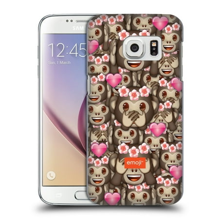 OFFICIAL EMOJI FULL PATTERNS HARD BACK CASE FOR SAMSUNG PHONES 1